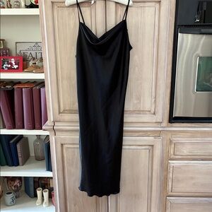 Bebe Elegant Black Slip Dress
